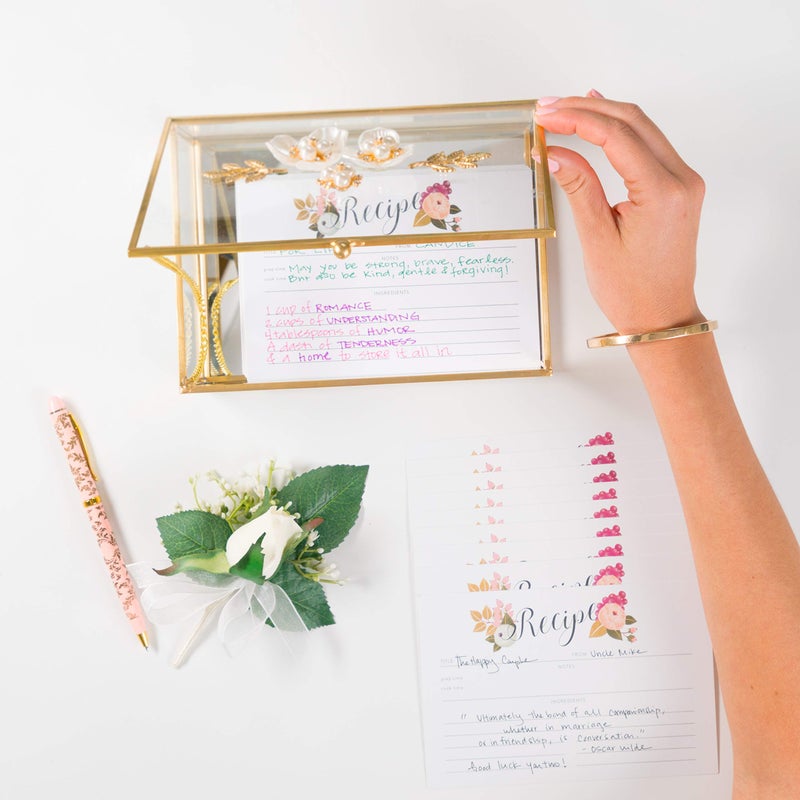 Polite Society Recipe Cards Set - 55 Double Sided 4x6 Inches Recipe Cards - Thick Card Recipe Keeper Stock for Recipe Organizer Box Perfect for Your Memorable Recipes. - Image 4